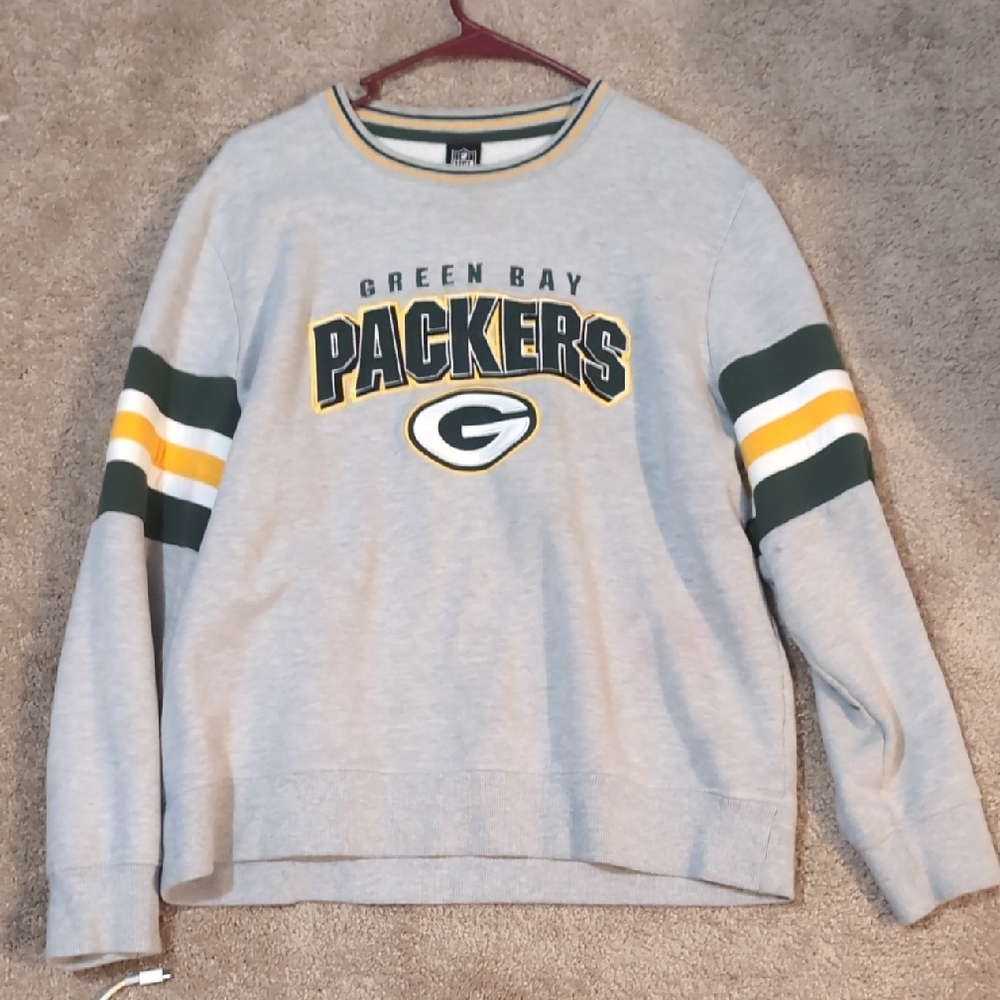 Green Bay Packers Gray Sweater